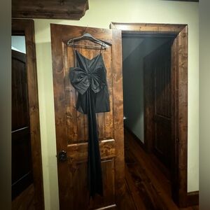 NBW - Black Bow Mini Dress